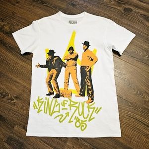 RUN DMC Official King Of Rock 85’ Graphic T-Shirt White Men’s Small